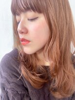 テラス 銀座(terrace)&nbsp;小顔カット×ミルクティーカラー