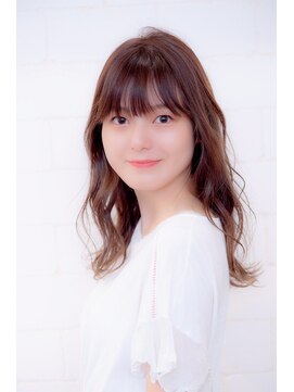 スタンス(stance) 【デジタルパーマ】清楚系愛されセミロングスタイル