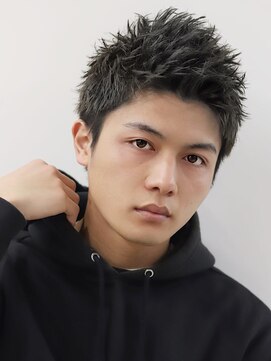 リップス 表参道店(LIPPS) 刈り上げツーブロックアップバング黒髪短髪