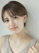 コクーン(Cocoon)&nbsp;耳かけマッシュショート#斜めバング#デザインカラー