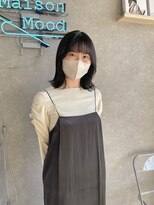 ムード カナザワ(mood kanazawa)&nbsp;ダークグレー&韓国風顔まわり