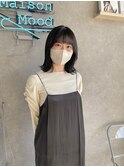 ダークグレー&韓国風顔まわり