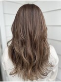 ロング×ハイライトベージュ