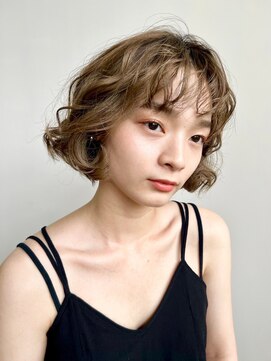 サラジュ 西宮北口店(SARAJU) 【SARAJU 西宮北口店】くせ毛風パーマ/ミニボブ