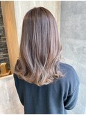ベージュxハイライト