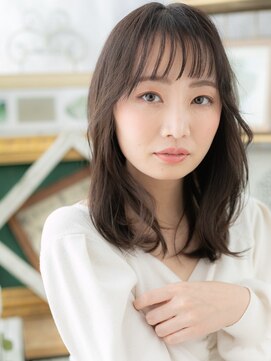 カバーヘア ブリス 戸田公園西口店(COVER HAIR bliss) 暗髪バレイヤージュ小顔矯正立体カットTb3戸田公園20代30代40代