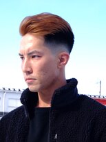 サンディーズバーバーショップ(Sandees)&nbsp;ベージュスキンフェードオールバック