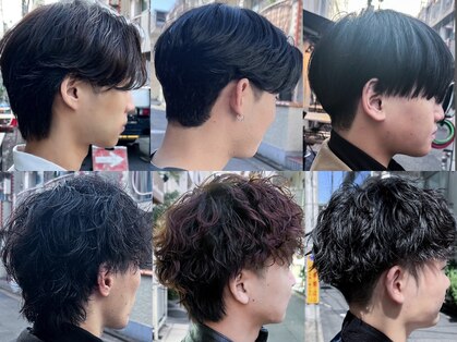 オムファミーユラグ(homme, famille raugh)の写真