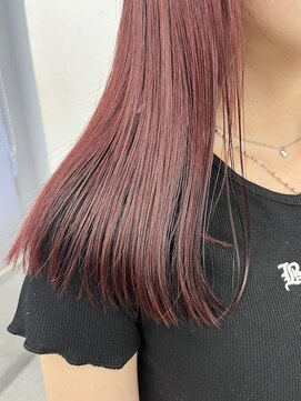 アオアクア バイ グルグル 小岩店(ao akua by GULGUL) .［ブリーチ1回～］深みred.