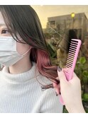inner baby pink × grayge