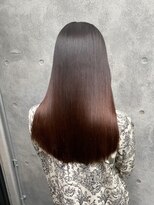 キュア 表参道(CURE)&nbsp;黒髪/グレージュカラー/ココアベージュ/ヘルシーロング/表参道