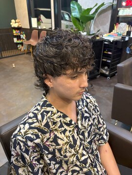 メルシー(merci) 【merci古河店】外国人風ウルフパーマ