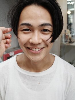 ゾーイ ボーイズ(ZOEY boyz)の写真/【天神駅徒歩10分】清潔感のある好印象に！easy eye browは眉カットと合わせて施術可能◎