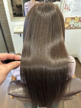 レン(Ren) ☆水素髪質改善トリートメントUPTOGLOSS☆ ショコラブラウン