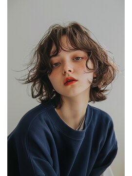ラナ 新宿(lana) ボブウルフ/顔まわり/レイヤーカット【lana hair 新宿】