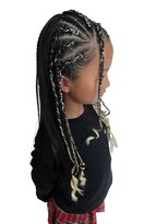 ガルボヘアー 桟橋店(garbo hair)&nbsp;ハーフコーンロウ デザイン 特殊セット イベントヘア