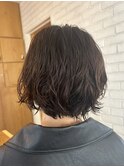 ニュアンスパーマ/ミニボブ/ボブパーマ/ショート/10代20代30代