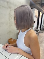 ソルトウォーター(SALT WATER)&nbsp;ピンクベージュ/イメチェン/ハイトーン/ブリーチ/恵比寿/代官山