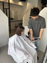 髪質・ダメージ・クセ。すべてを見極めて、最適な提案を。