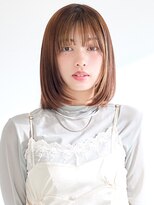 ラフィス ヘアー リノ 三宮店(La fith hair lino) 【La fith】切りっぱなしボブ×前髪インナーカラー