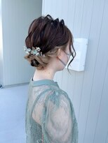 コフ(kopf) #結婚式ルーズアップアレンジ