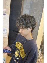 メノン 茨木店(Menon)&nbsp;波巻きパーマ/波巻きスパイラル/メンズパーマ