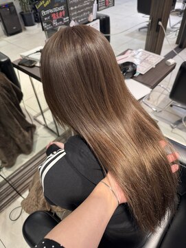 ハイライトミルクティーカラー