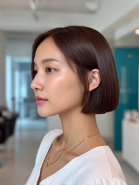 クレビア 名古屋(CreBiA) 艶髪/透明感/レイヤーカット/顔まわりカット/ショートボブ