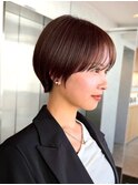 コンパクトショートカット丸みショートくびれショートボブ表参道