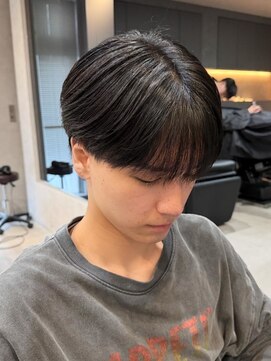 エルマーク 京都駅前(L-MARK) マッシュヘア/黒髪/メンズカット/men's/メンズ/眉毛