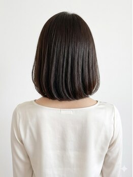 セシマニ 福岡西新店(sesimani)の写真/【根元】仕上がりを高める白髪染め｜小町コース