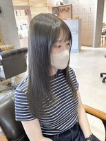 ジールサロン つくば本店 透明感 オリーブベージュカラー 10代20代 30代