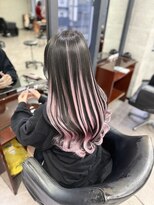 ビゼ 梅田(BIZE)&nbsp;エクステで作るピンクハイライト
