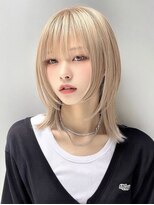 イル プラス 原宿(iLe.+)&nbsp;ブリーチカラー/レイヤーカット/ウルフカット/ダブルカラー