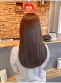 艶髪×ヘーゼルベージュロング