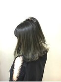 斜めバングふわくしゅカールショート