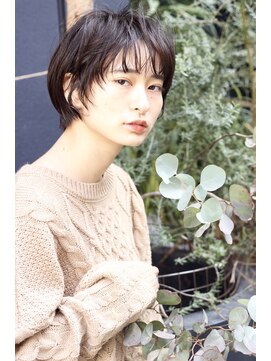 ティメレ 神戸三宮(Timere) 小顔×美髪マニッシュショート×ネイビーカラー【Timere三宮】