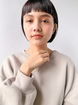 ヴェルダ 池袋店(verda) シンプルボブ×ナチュラルダークブラウン＊fukuda