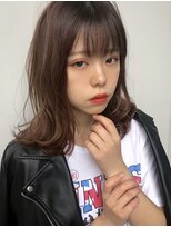 ミリ 千歳烏山(Mili CARE&SPA)&nbsp;【Mili 千歳烏山】カーキベージュ×外ハネ抜け感ロブ