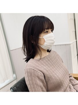 ネオリーブ クーロ(Neolive curro) ミディアムボブにちょこっとレイヤー♪