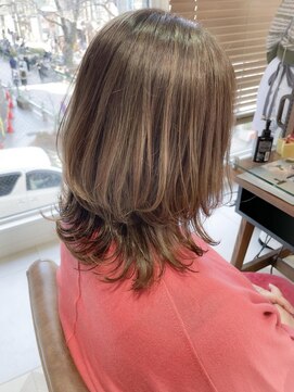 バブ バイネオリーブ(Bab by neolive) ミディアムヘア☆白髪ぼかし