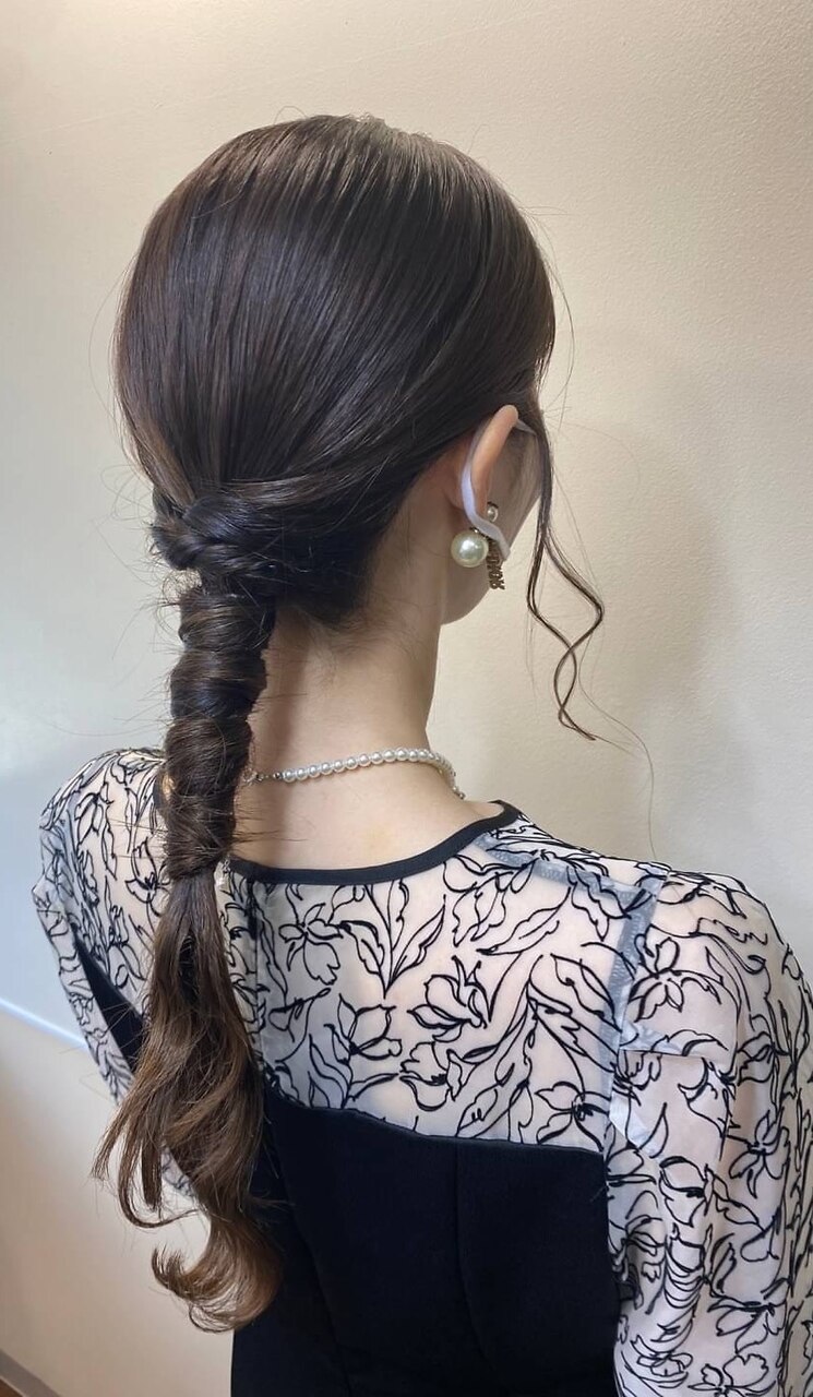 2025年-2026年冬】ヘアセット ポニーテールの髪型・ヘアアレンジ｜人気