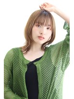 ヘアリゾート ラグーン(hair+resort lagoon) ウルフレイヤーカット×大人ガーリー×20代30代40代