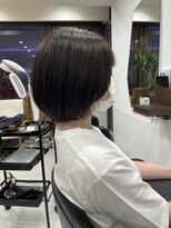 ルルディ バイ アフロディーテ銀座(luludi by APHRODITE) くびれヘア/アプリコットオレンジ/ハイライト/縮毛矯正/銀座