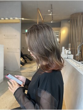 ミー(mii) 【mii】裾カラー/グラデーションカラー