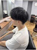 マッシュ パーマ ツイスパ ツイスト センターパート 三宮
