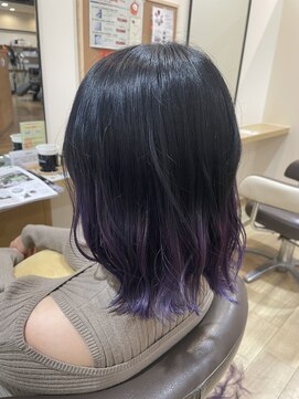 ラファンス 栗林店(LaFENCE) くすみカラー/グラデーション/黒髪/ニュアンスカラー/秋冬/小顔