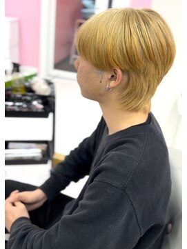 シャルティア(SHALLTIA) メンズハイトーンウルフ【山口メンズウルフカット】