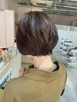 ヘアーメイク ハルナ ショートボブ