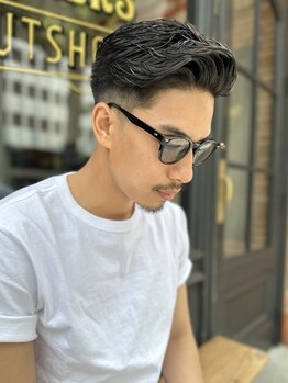 ローサムカットワークス(LOSOME CUT WORKS)の写真/【浅間町】アスリートやビジネスマンに必須のフェードカット。海外経験を経て更に一つ上のクオリティを提供